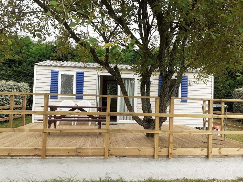 Les Mobile Home De Kerroyal Garlan Eksteriør billede