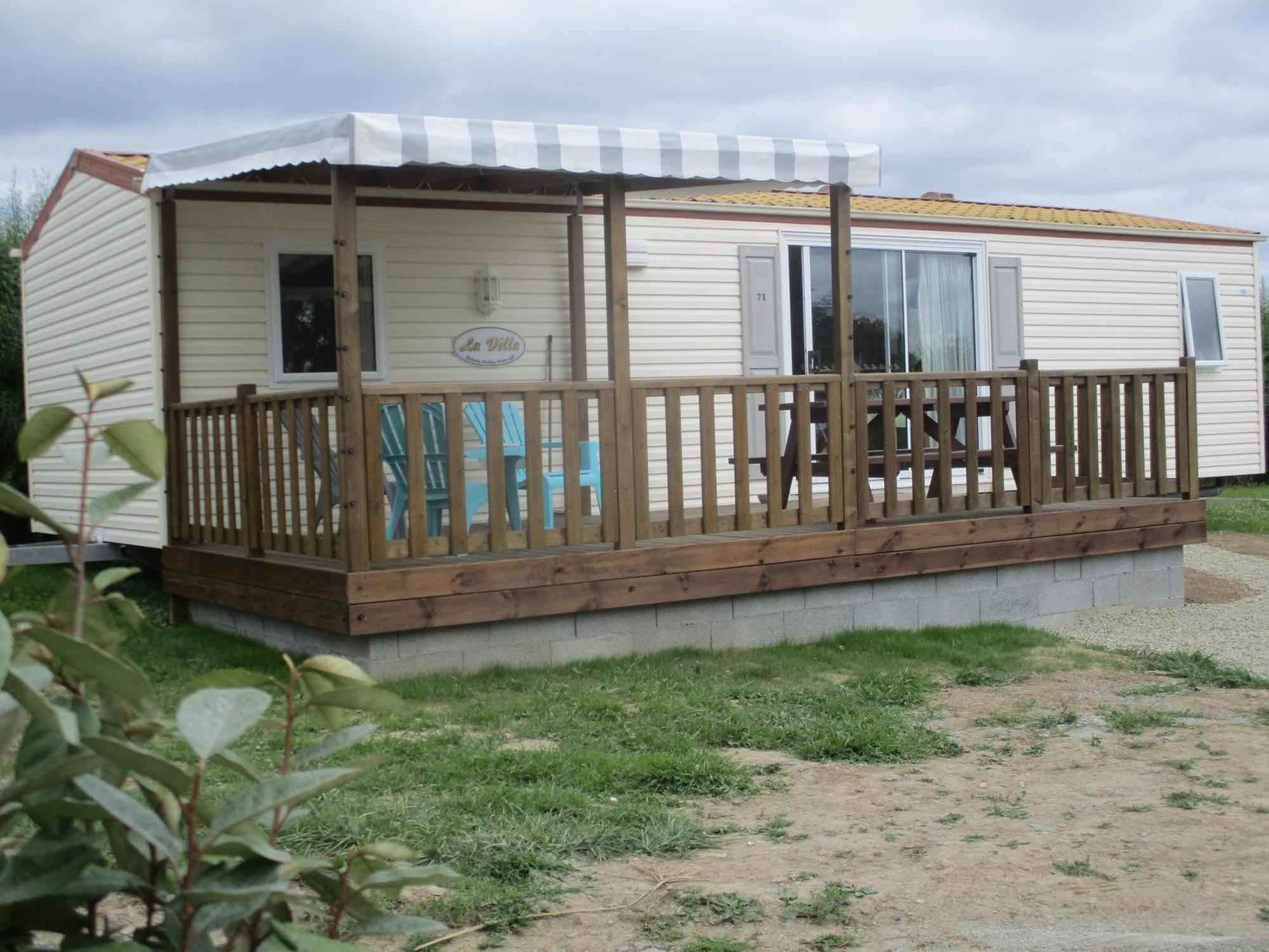 Les Mobile Home De Kerroyal Garlan Eksteriør billede