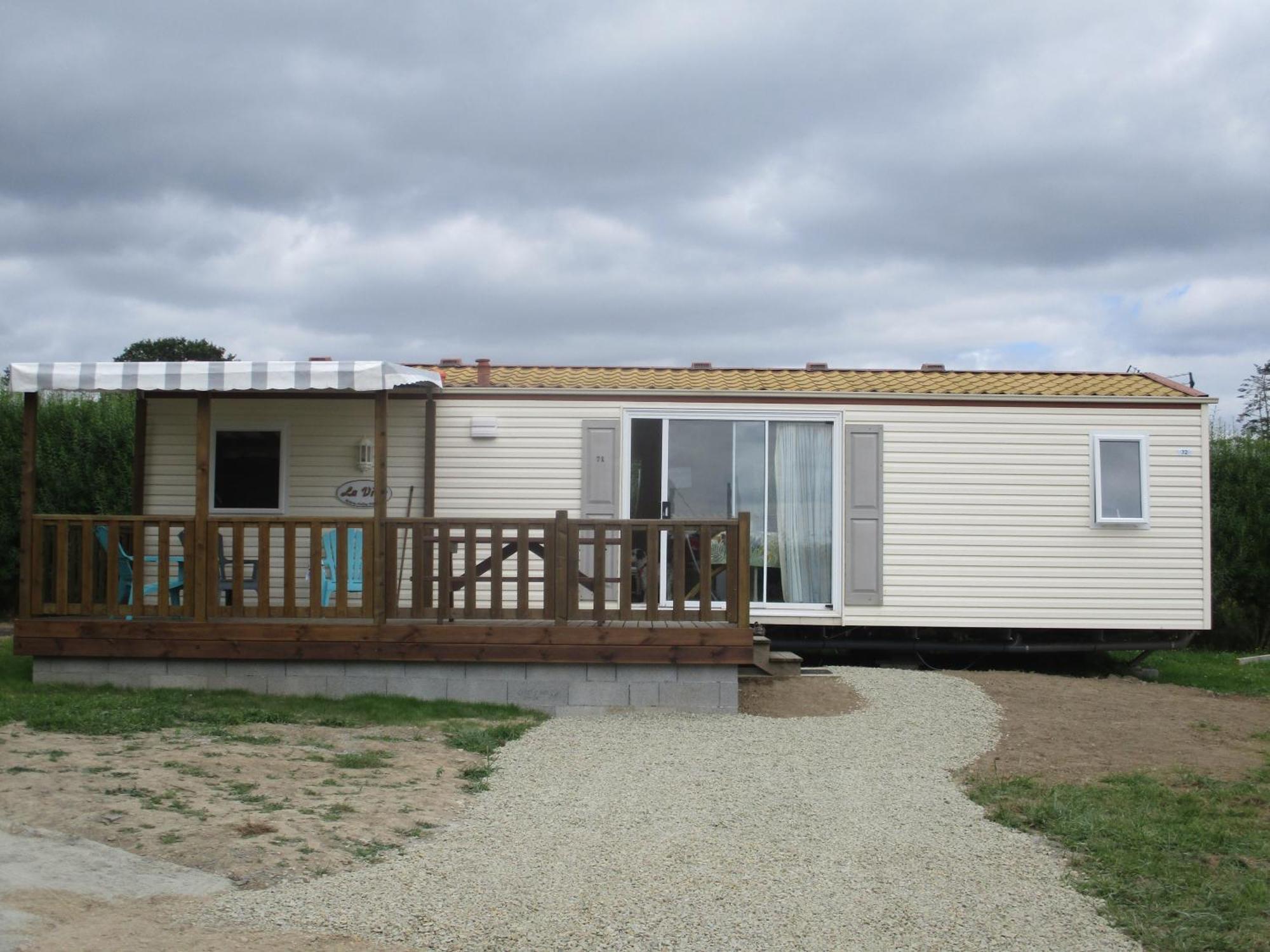 Les Mobile Home De Kerroyal Garlan Eksteriør billede